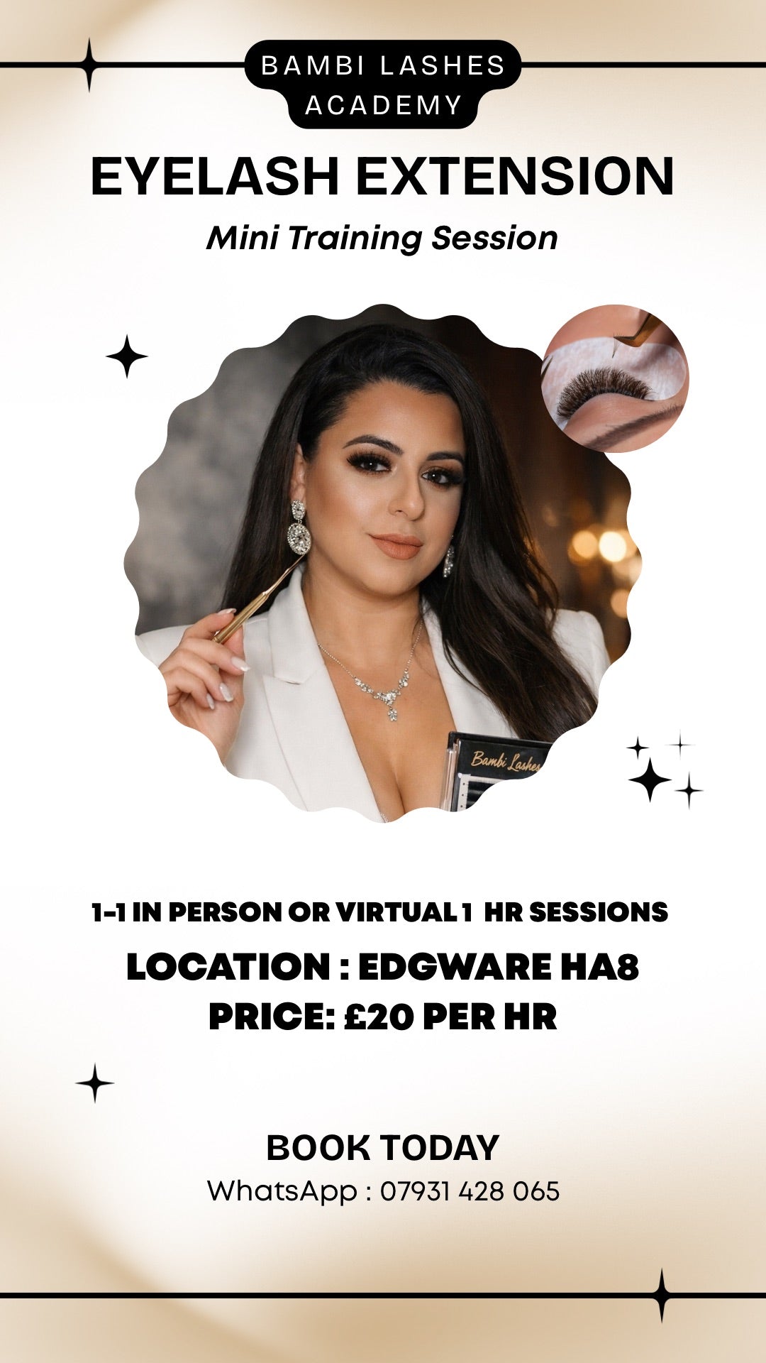 Eyelash Extension Mini Training Sessions