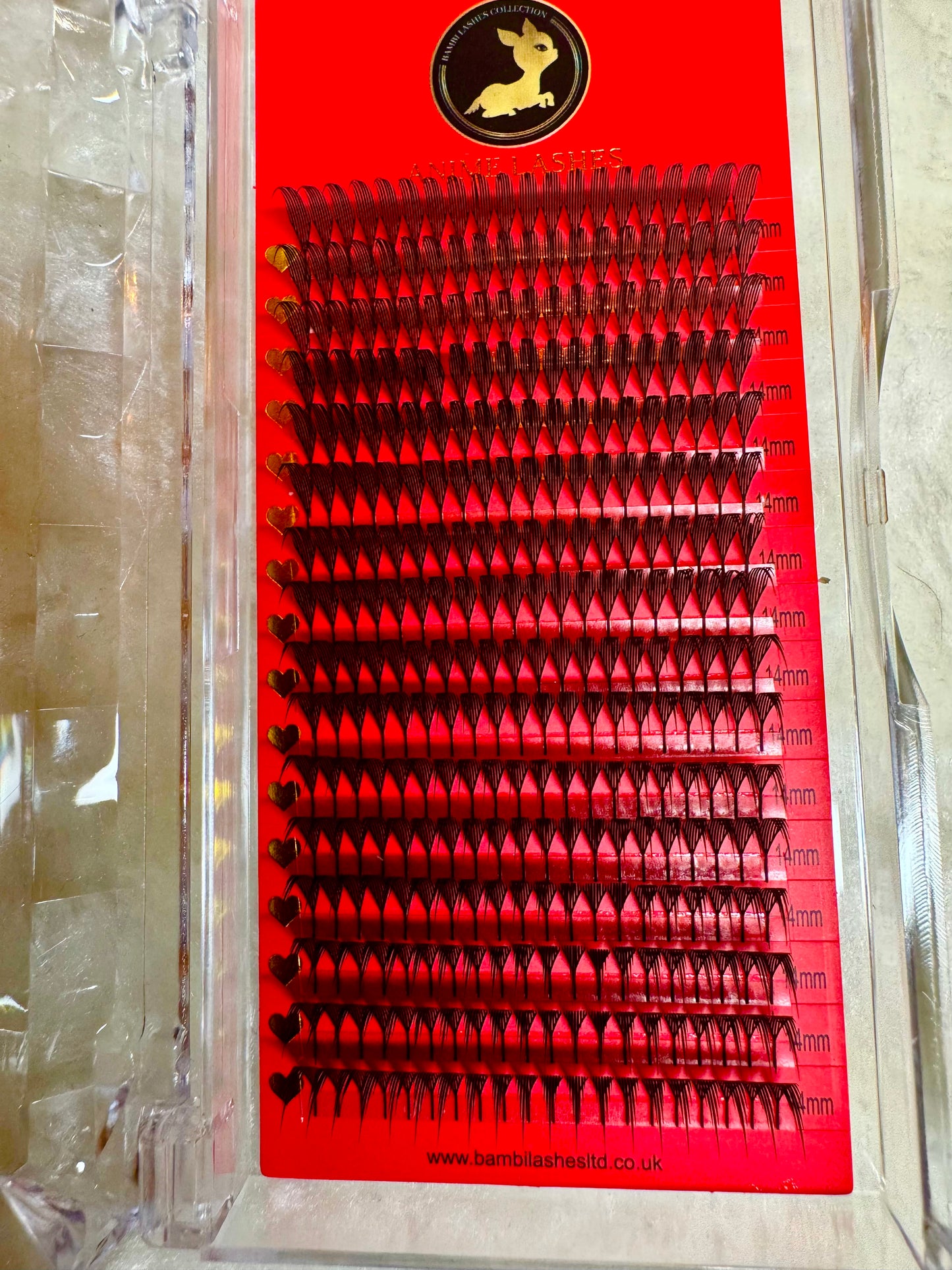 Anime Lashes- 0.07 D Curl - Single Length Trays