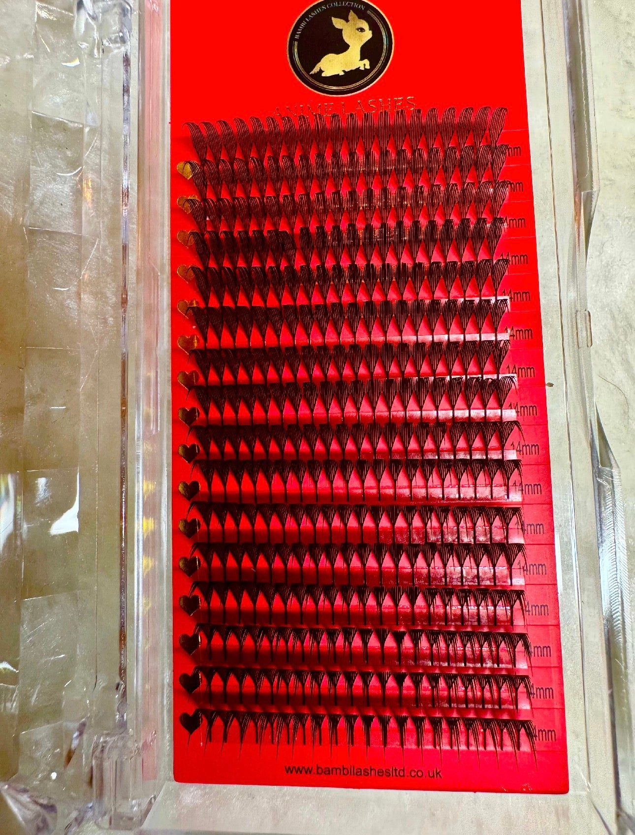 Anime Lashes- 0.07 D Curl - Single Length Trays