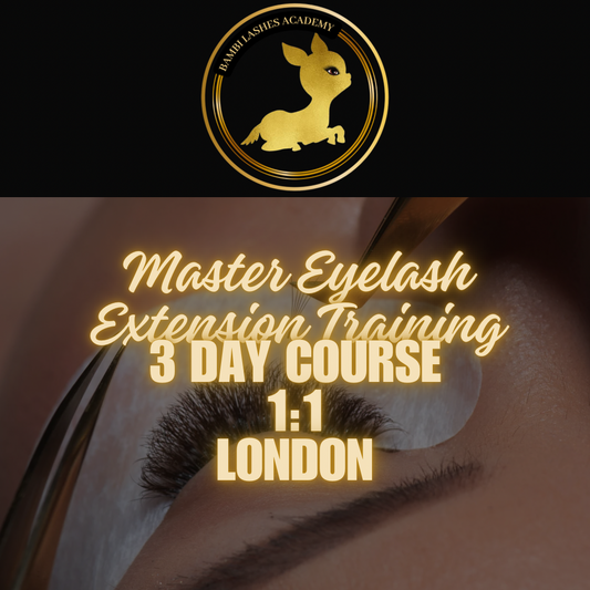 Master Eyelash Extension Training | 3 Day Course | 1:1